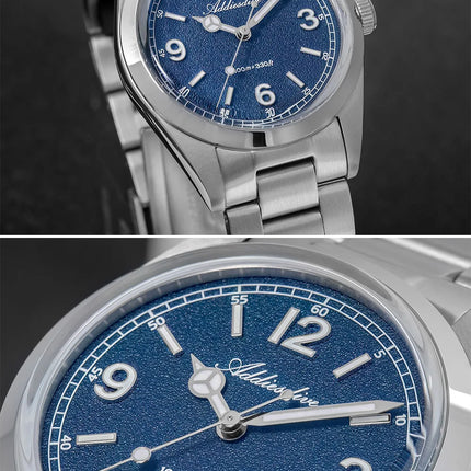 ADDIESDIVE 36mm Hot Sale Men's Watch AD2518 Bubble Mirror Glass 316L Stainless Steel Reloj Hombre 100m Waterproof Quartz Watches