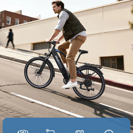 Bicicletta Elettrica DUOTTS C29 Max con Motore da 250W, Batteria 48V18AH, Freno a Disco Idraulico, Pneumatici da 29 Pollici, E-bike per Pendolari Urbani