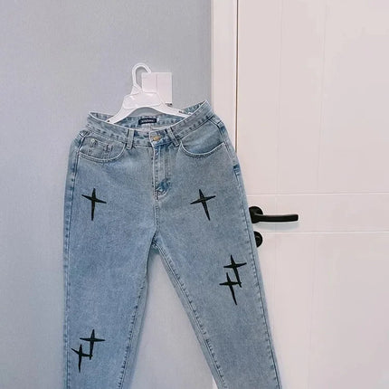 Jeans Men Wide Leg Cargo Pants Streetwear Baggy Men Korean Fashion Loose Straight Male Clothing Y2K Hip Hop Style Male Trousers PlatiNum