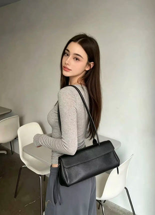 Borsa in pelle morbida, borsa a tracolla da donna, borsa di alta qualità, borsa da lavoro.
