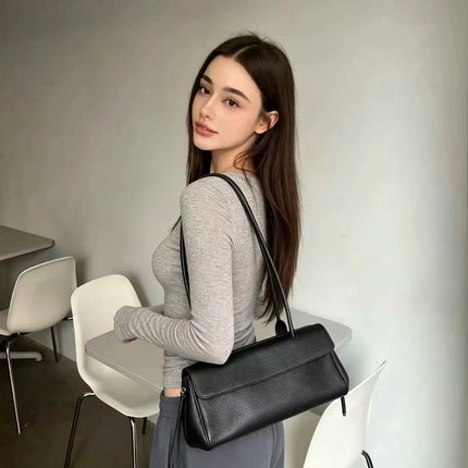 Borsa in pelle morbida, borsa a tracolla da donna, borsa di alta qualità, borsa da lavoro.