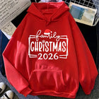 Xmas Family Crew 2026 Print Hoodies Making Memories Together Hoodies Funny Matching Holiday Sweatshirts Christmas Family Gift