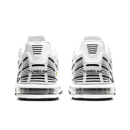 Nike Air Max Plus TN White Black Men Running Shoes Lightweight Comfortable Air Cushion Sports Sneakers