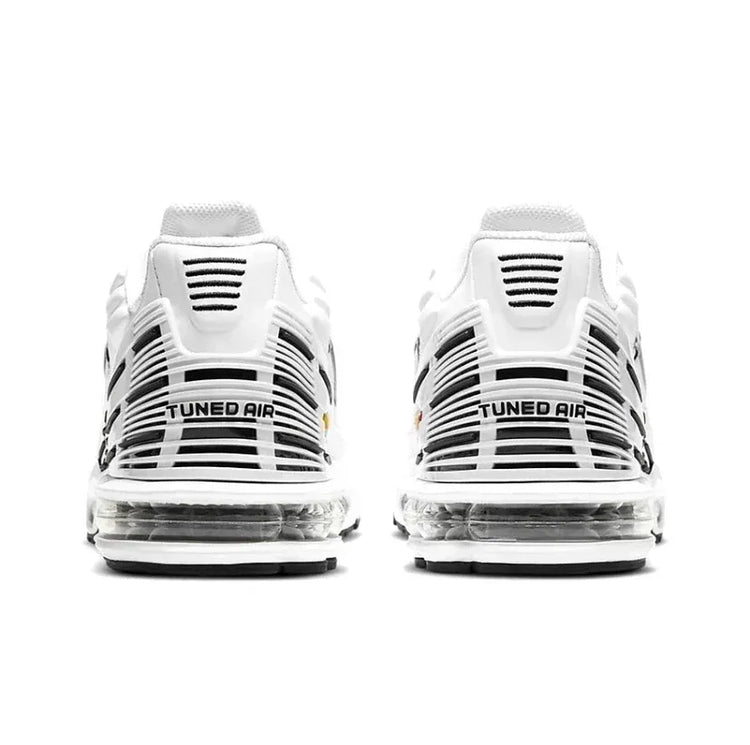 Nike Air Max Plus TN White Black Men Running Shoes Lightweight Comfortable Air Cushion Sports Sneakers