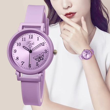 Orologio da donna cinturino in silicone orologio da polso al quarzo orologi da donna orologio casual orologi femminili regalo Reloj Mujer relogios feminino platinumshop