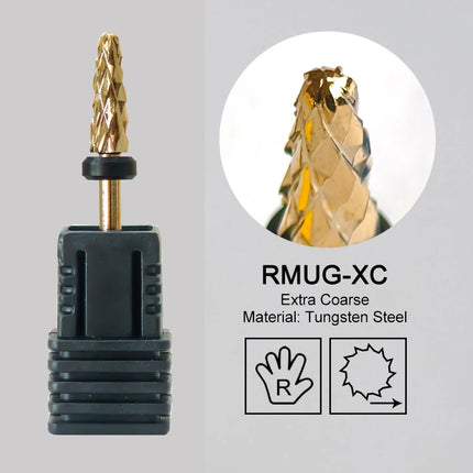 Carbide Large Cone Nail Drill Bits Electric Milling Cutter For Gel Polish Removal Grinding DIY Home Salon Manicure Pedicure Nail Art Accessories Supplies