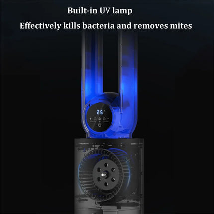 Ventilatore senza lama Ventilatore per aria condizionata Ventola di raffreddamento ad acqua Umidificazione e refrigerazione Ventilatore a torre d'acqua verticale Condizionatore d'aria