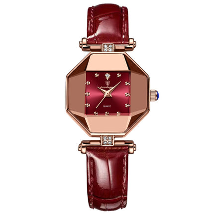 POEDAGAR Orologio da donna di alta qualità Orologi al quarzo in pelle impermeabile per donna Orologio da polso da donna casual di moda di lusso regalo Reloj platinumshop