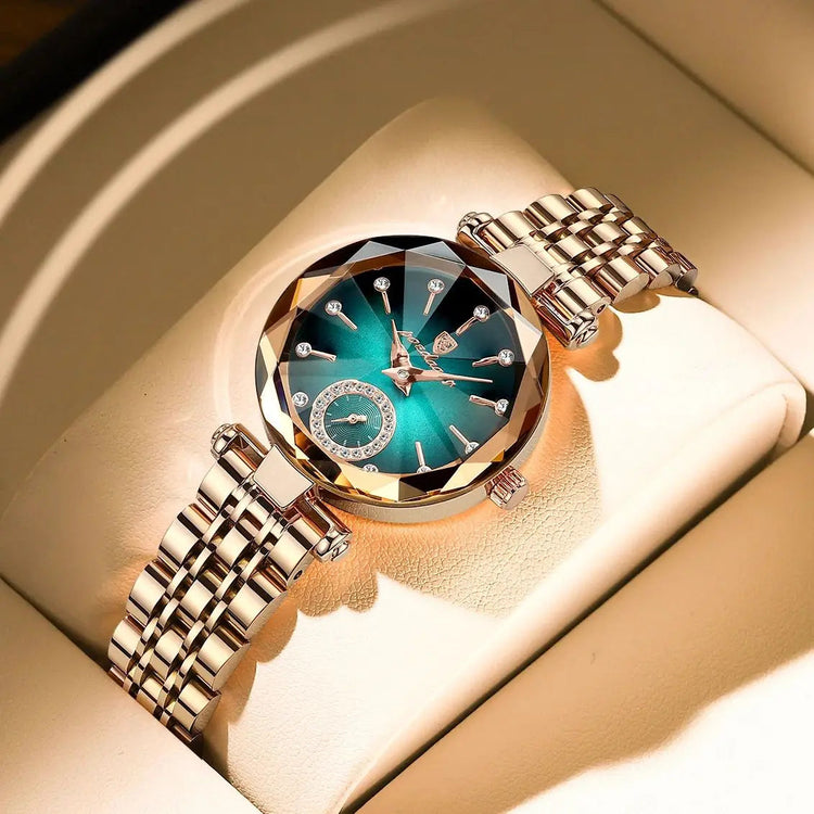 POEDAGAR Orologi al quarzo da donna eleganti di lusso Orologio impermeabile in acciaio inossidabile per donna Orologio da polso da donna alla moda casual reloj platinumshop