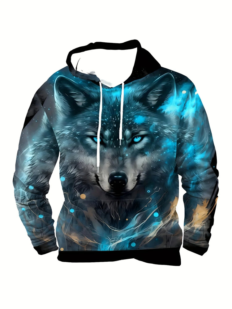 Animal Wolf Tiger 3D Print Hoodies Men Women Fashion Streetwear Hooded Sweatshirts Oversized Hoodie Pullovers Tops Man Clothing
