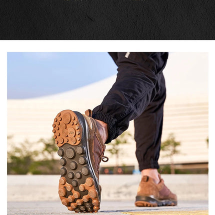 RAX Running Shoes Men&Women Outdoor Sport Shoes Breathable Lightweight Sneakers Air Mesh Upper Anti-slip Natural Rubber Outsole PlatiNum