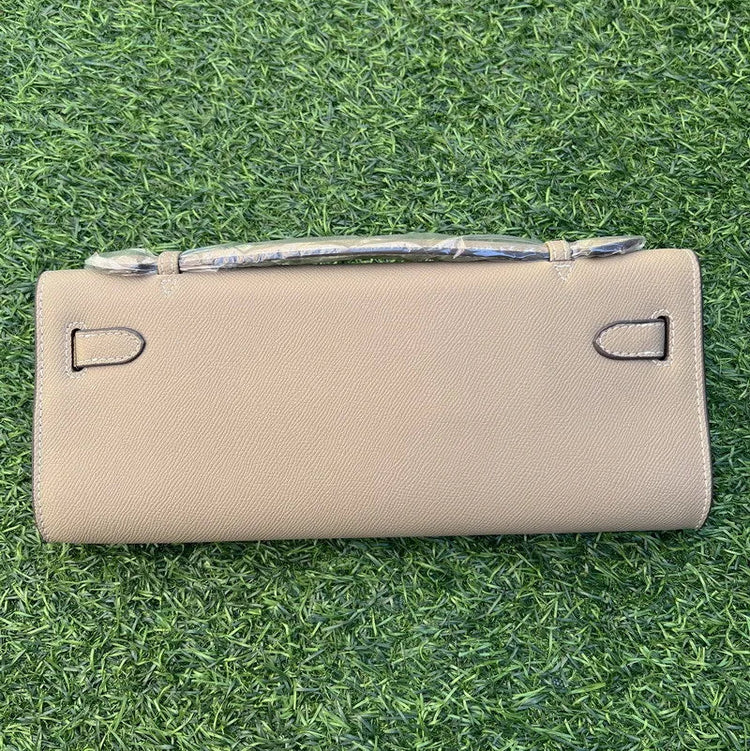 New Ladies Wide Shoulder Strap Large Capacity Bag Niche Luxury Designer Shoulder Crossbody  Head Layer Cowhide Leather PlatiNum