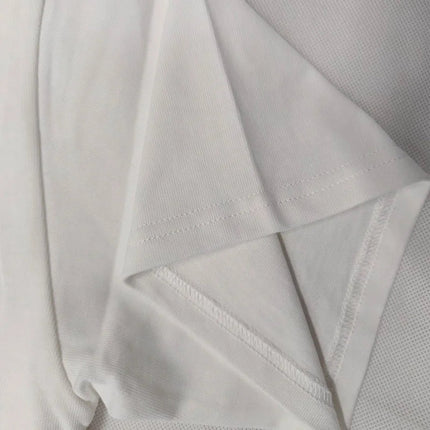 Small Neck T-shirts Men 350gsm Cotton Solid Color Male Short-sleeved T-shirt Spring Summer Loose Bottoming Shirt Casual T Shirts PlatiNum