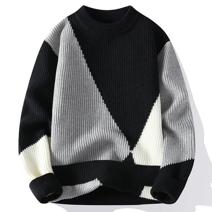 Pull Homme New Winter Top Grade Luxury Handsome Pullover Men Korean Harajuku Mens Christmas Sweaters Thick Warm Sweater Man