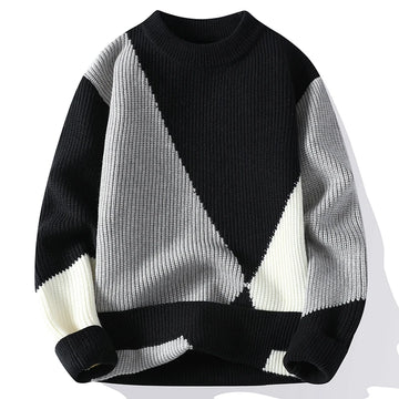Pull Homme New Winter Top Grade Luxury Handsome Pullover Men Korean Harajuku Mens Christmas Sweaters Thick Warm Sweater Man