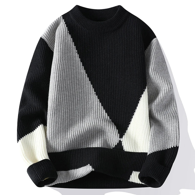 Pull Homme New Winter Top Grade Luxury Handsome Pullover Men Korean Harajuku Mens Christmas Sweaters Thick Warm Sweater Man
