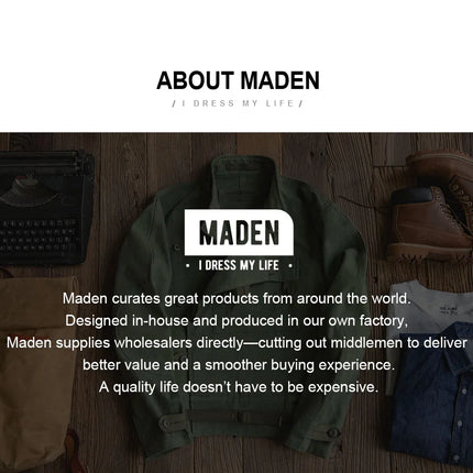Maden P37 British Army Military Style Cargo Pants Mens Heavyweight Straight Multi Pocket Tactical Trousers Vintage Casual Autumn