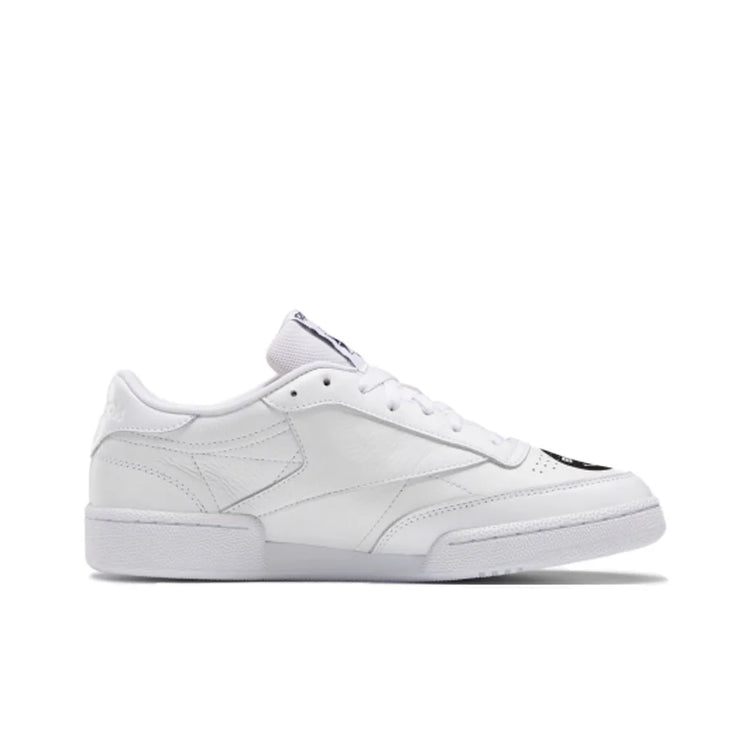 Reebok Club C Skateboard Shoes Unisex Low Top White FY3073