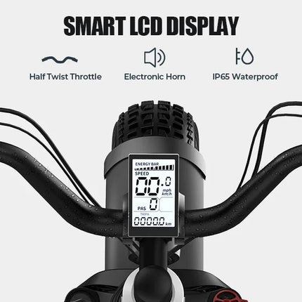 Bicicletta Elettrica G-FORCE RS ST per Tutti i Terreni, Potenza 750W, Batteria 48V15Ah, Bici Elettrica per Adulti, Pneumatici Larghi 20*4 Pollici per Tutti i Terreni