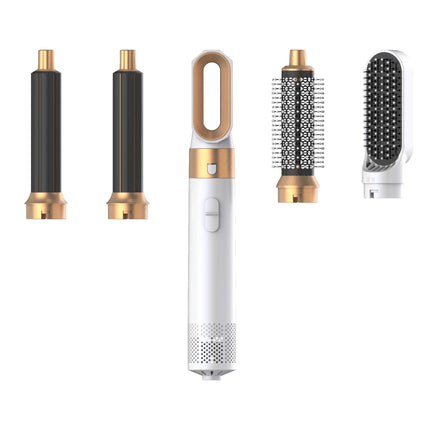 5 in 1 Hair Styler Powerful Fast Drying Ionic Hair Dryer High Speed Hot Comb Brush Set Professional Hair Straightener