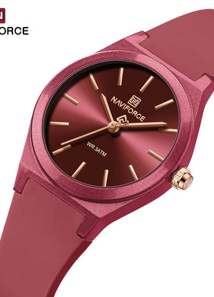 NAVIFORCE 2025 Orologi moda donna Orologio al quarzo Sport Cinturino in silicone Orologi da polso da donna Orologio semplice Regalo relogios feminino platinumshop