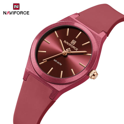 NAVIFORCE 2025 Orologi moda donna Orologio al quarzo Sport Cinturino in silicone Orologi da polso da donna Orologio semplice Regalo relogios feminino platinumshop