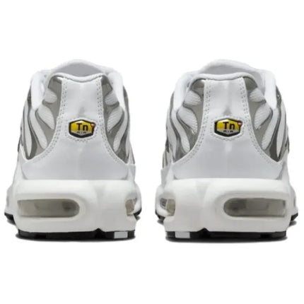 Nike Air Max Plus TN White Silver Women Retro Air Cushion Breathable Comfortable Running Shoes Trainers HJ9743-100