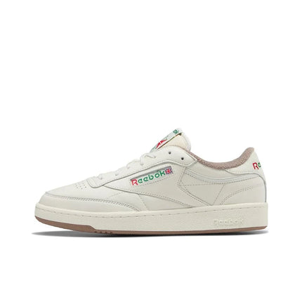 Reebok CLUB C 85 VINTAGE Abrasion Resistant Low top Skateboard Shoes Unisex Ecru GZ5161