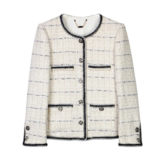 2025 new style fashionable, elegant and comfortable tweed jacket French light luxury high-end age-reducing top