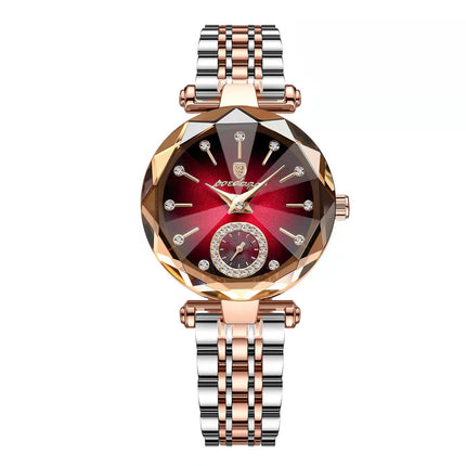 POEDAGAR Orologi al quarzo da donna eleganti di lusso Orologio impermeabile in acciaio inossidabile per donna Orologio da polso da donna alla moda casual reloj platinumshop