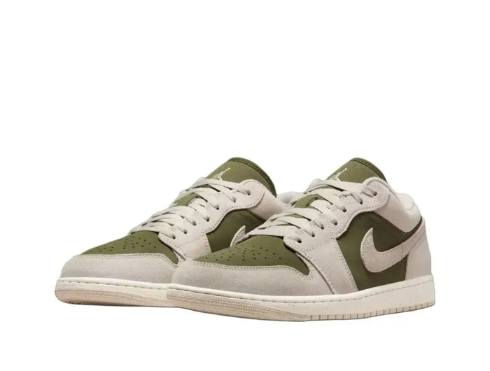 Scarpe da basket unisex Nike Air Jordan 1 Low, design classico con comfort ammortizzato per abbigliamento casual e basket HV4089-201 platinumshop