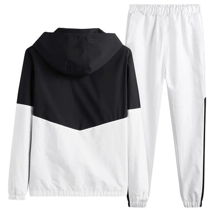 M-6XL-New-Men's-Sportswear-Set-from-Japan-South-Korea-Autumn-Casual-Wear-Men's-Hooded-Jacket-Leg-Tied-Pants-Trendy-Casual-Suit