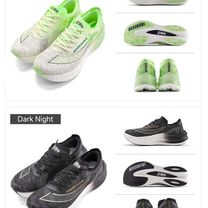 IRUNSVAN  Lightweight Marathon Sneakers Men Running Shoes Breathable Sports Shoes Casual Comfortable Athletic Training Unisex PlatiNum