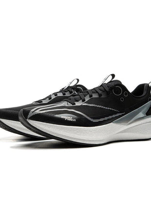 Li-Ning Men's RED HARE 8 PRO Racing Running Shoes BOOM FIBER Cushion Stable Sport Shoes Anti-Slip Wearable Sneakers ARPV003 PlatiNum