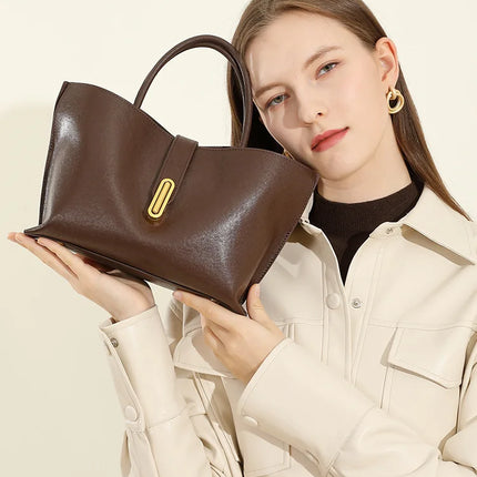 Nuova Borsa Elegante di Alta Gamma per Donne, Borsa a Mano di Grande Capacità, Pratica e alla Moda, Borsa a Tracolla e a Tracolla Trendy, Progettata per Donne alla Moda.