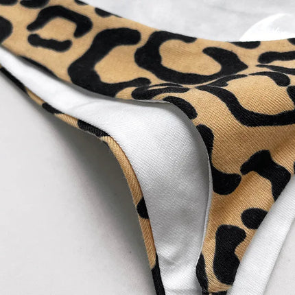 Cotton G String Leopard Women Panties Sexy Briefs Thong Low Waist T-back Bikini Underwear Seamless Femlae Lingerie Size S-XL