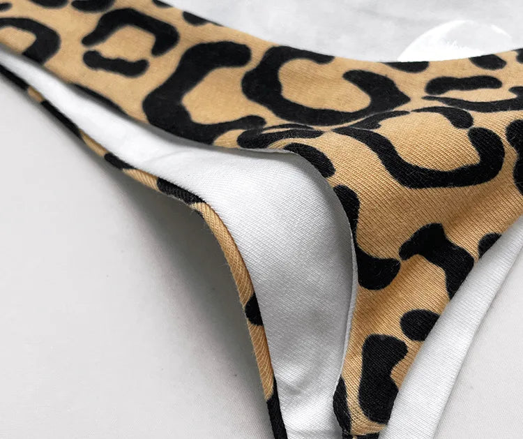Cotton G String Leopard Women Panties Sexy Briefs Thong Low Waist T-back Bikini Underwear Seamless Femlae Lingerie Size S-XL