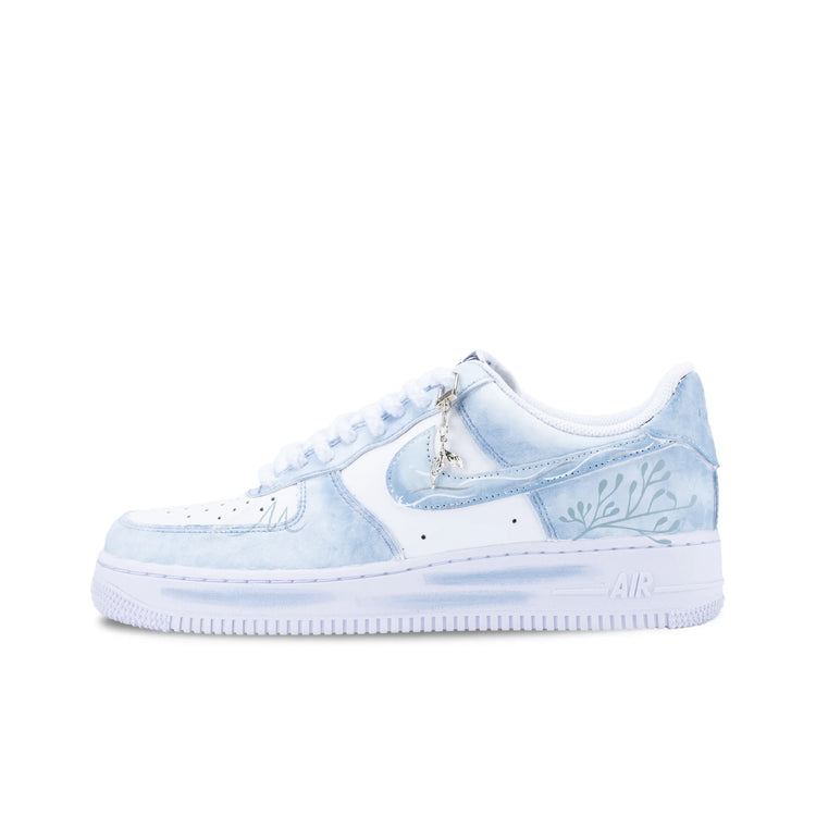 Nike Air Force 1 Fairy Spirit Abrasion Resistant Low top Skateboard Shoes Unisex Blue White