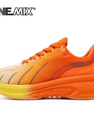 ONEMIX Scarpe da corsa per uomo Allenamento atletico Scarpe da tennis sportive da uomo Scarpe da ginnastica da passeggio resistenti all'usura antiscivolo per esterni PlatiNum