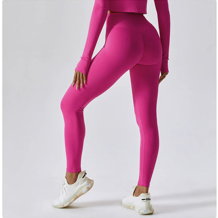 High Waist Yoga Leggings Women Push Up Sport Leggings Fitness Running Hip Lift Yoga Pants Highly Elastic Gym Workout Leggings PlatiNum