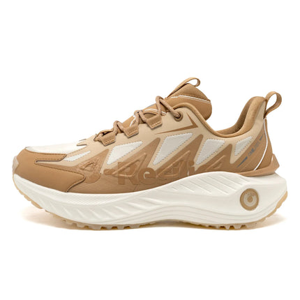 ONEMIX Scarpe da trail running da uomo Scarpe da ginnastica in pelle antiscivolo indossabili Supporto stabile Scarpe sportive fuoristrada Scarpe da ginnastica da passeggio all'aperto PlatiNum