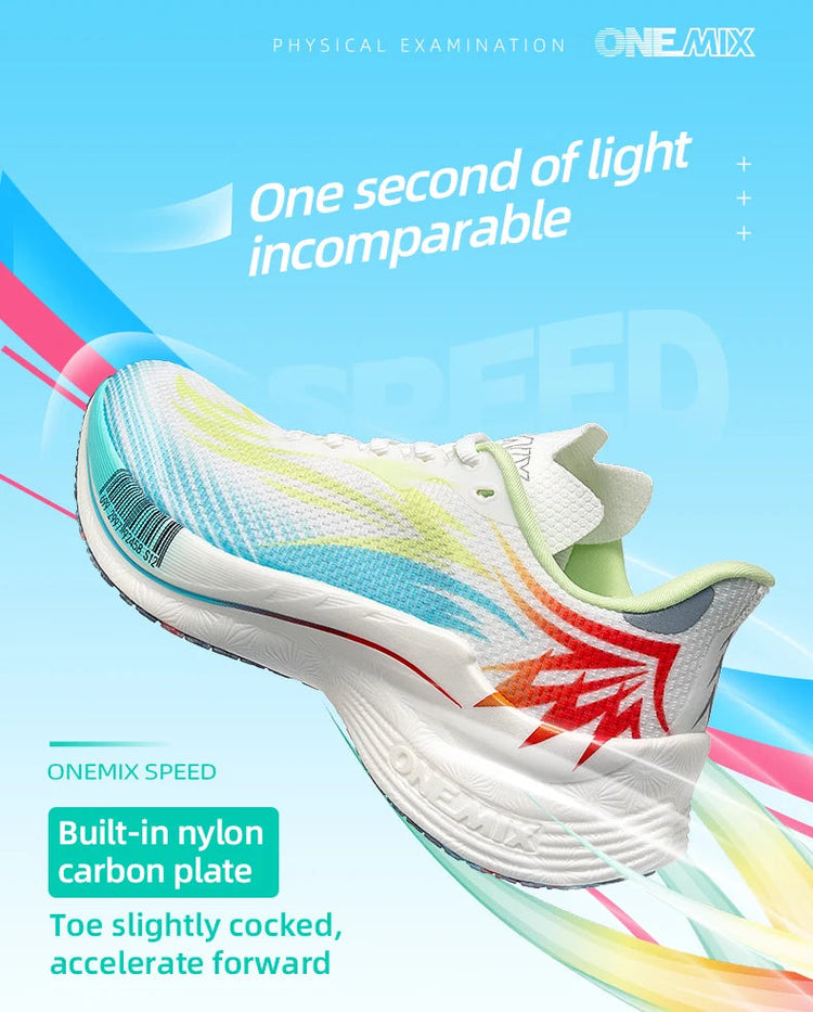 ONEMIX 2026 Nuove Scarpe da Corsa per Maratona, Traspiranti, Antiscivolo, Ammortizzanti per Uomo e Donna, Sneakers con Cuscinetto d'Aria PlatiNum