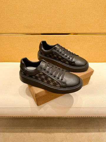 Men's Handmade Leather Lac-up Sport Shoes Comfortable Casual Design Sneakers Hot Sale Sports Footwear