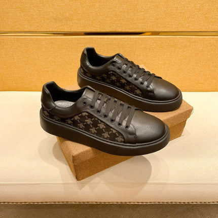 Men's Handmade Leather Lac-up Sport Shoes Comfortable Casual Design Sneakers Hot Sale Sports Footwear