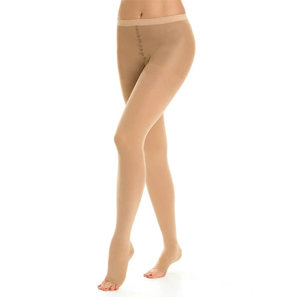 Collant a compressione medica 15-20 MmHg Calze di supporto graduate per infermieri Stecche per tibia Volo Viaggi Vene varicose