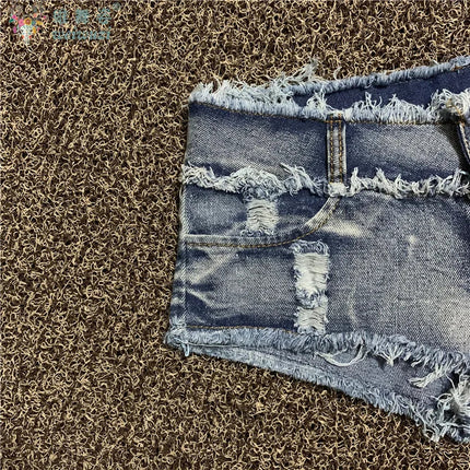 Sexy Charming Button Low Waist Denim Shorts Women Clothing Fashion Jeans Super Shorts NightClub DJ Pole Dance DS Party Hot Pants PlatiNum
