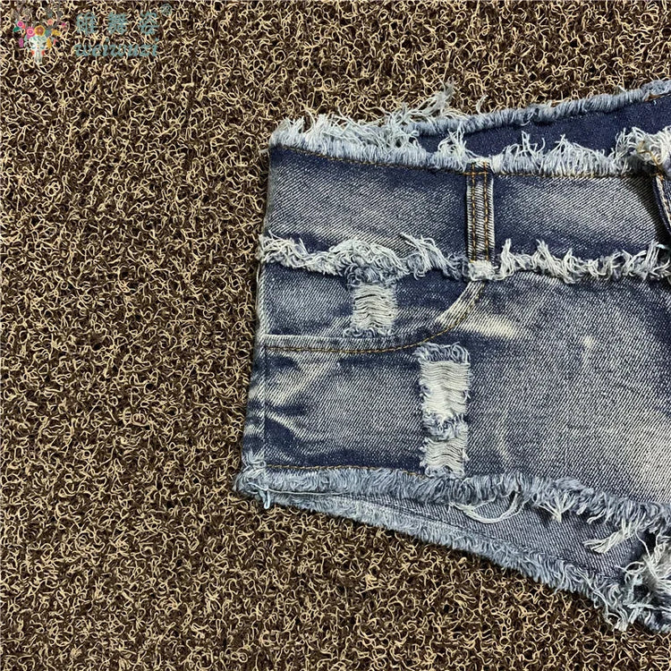 Sexy Charming Button Low Waist Denim Shorts Women Clothing Fashion Jeans Super Shorts NightClub DJ Pole Dance DS Party Hot Pants PlatiNum