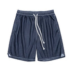 Maden Summer Casual Ice Jeans uomo pantaloncini di Jeans Cool Fit pantaloni larghi a gamba dritta pantaloni corti estivi da uomo