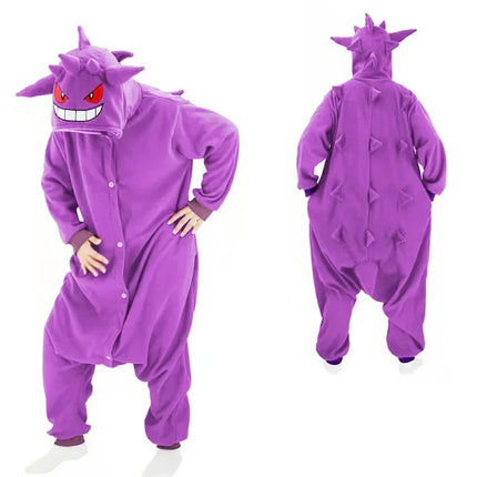 okemon Cosplay Kigurumi Onesie Snorlax Jigglypuff Umbreon Gengar Costume Halloween Adult Anime Bulbasaur Pajamas