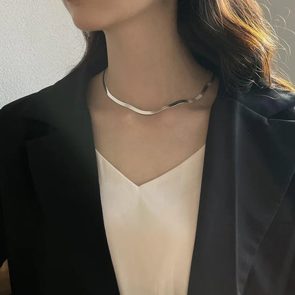 Set di collane con bracciale a catena in argento sterling 925 da 4 mm per donna uomo set di gioielli da sposa per feste di moda regali platinumshop